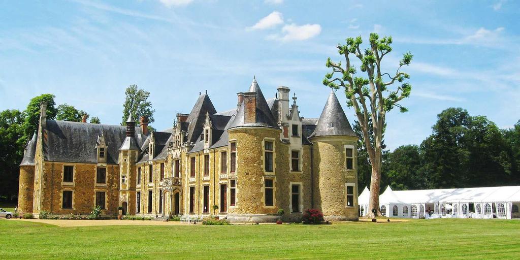 Chateau De Cheronne Bed and Breakfast Tuffé Eksteriør billede